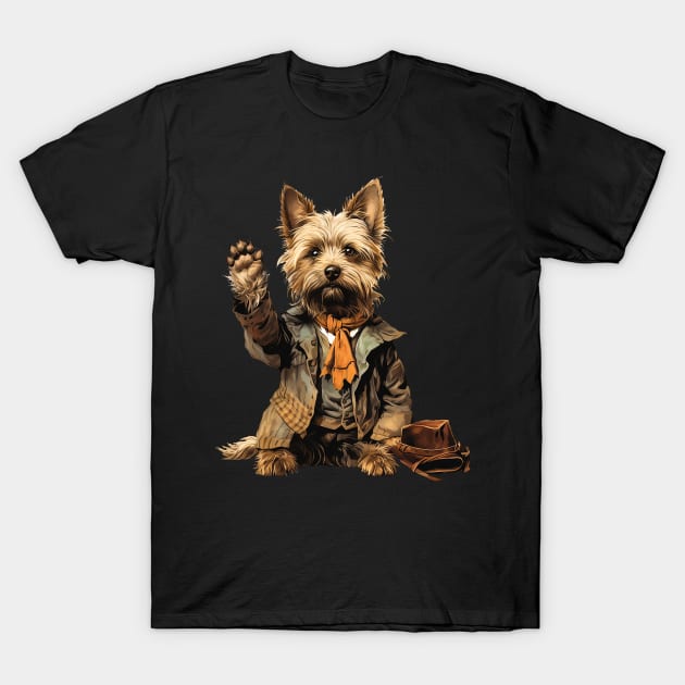 Cairn Terrier 6 T-Shirt by SteadyRolling